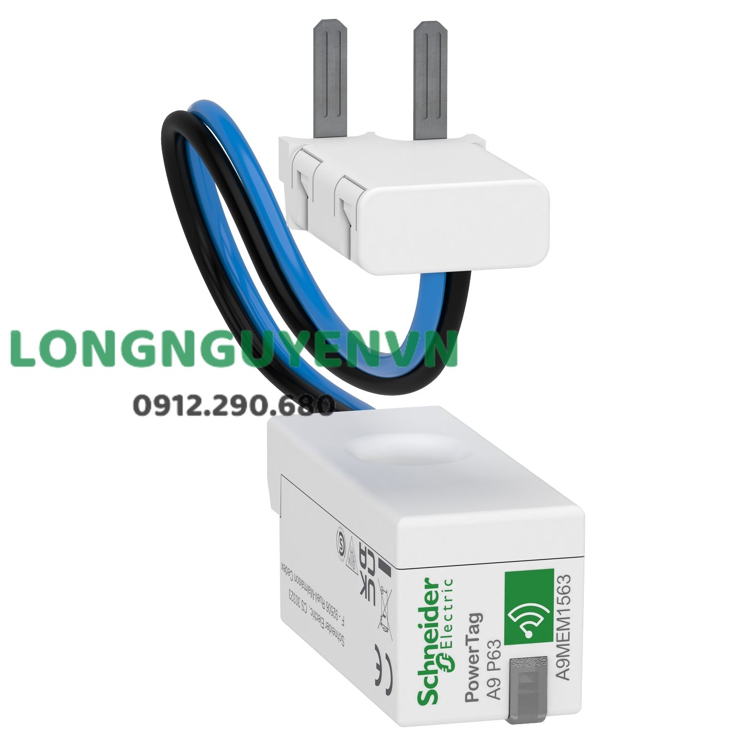 PowerTag Energy P63 1PN Bottom RCBO