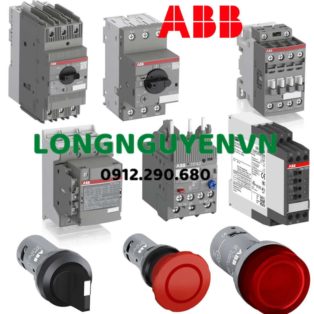 Khởi động từ Contactor, Rơ le, Công tắc, Đèn báo, Phụ kiện, Bộ nguồn ABB