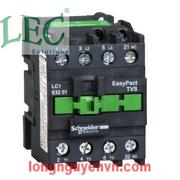 Khởi động từ LC1E1801B6 - 3P CONTACTOR TESYS E 1NC 7,5KW 