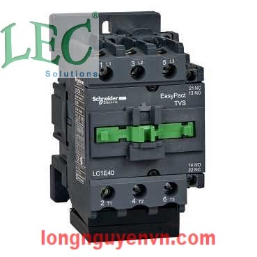 Khởi động từ LC1E1201Q5 - 3P CONTACTOR TESYS E 1NC 5,5KW 380VAC