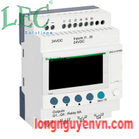 Bộ lập trình Zelio SR2A101BD 10 I/O, 24Vdc, 6 inputs, 4 relay outputs, without clock