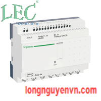 Bộ lập trình Zelio SR2E201BD 20 I/O, 24Vdc, 12 inputs(including analog), 8 relay outputs, with clock