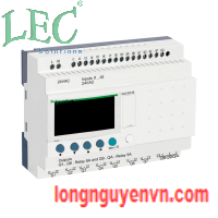 Bộ lập trình Zelio SR3B261B 26 I/O, 24Vac, 16 inputs, 10 relay outputs, with clock