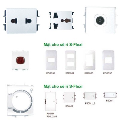 Công tắc, ổ cắm series S-Flexi