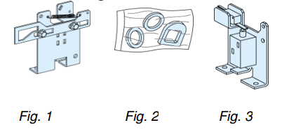 59521 - Mechanical interlocking for C.B. in racked out position (fig. 1)