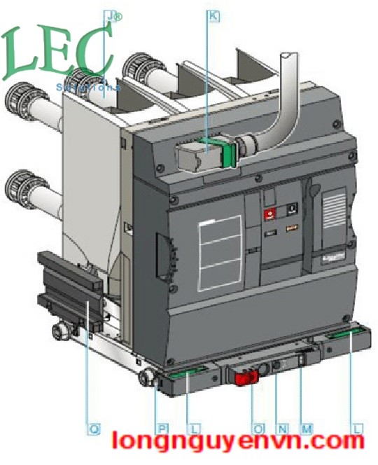 59202 - Máy cắt Evolis - Basic frontal withdrawable circuit breaker : 17,5 kV 31,5kA 2500A SIFDJT0510 - Phase Distance 240 mm