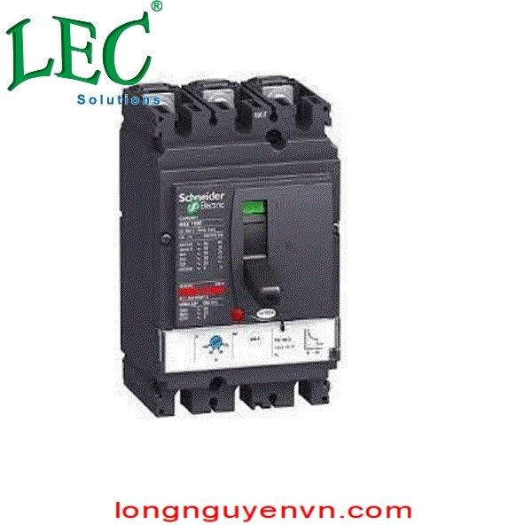 Aptomat MCCB LV429550 - 3P 100A 25kA