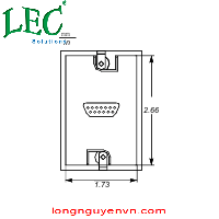 remote LPCT test plug CCA613 for Sepam series 20, 40, 60, 80